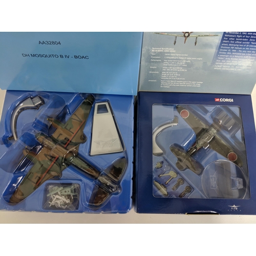 17 - Eight Corgi model planes, two HM Air power series and two ixo junior models ' The Aviation Archive' ... 