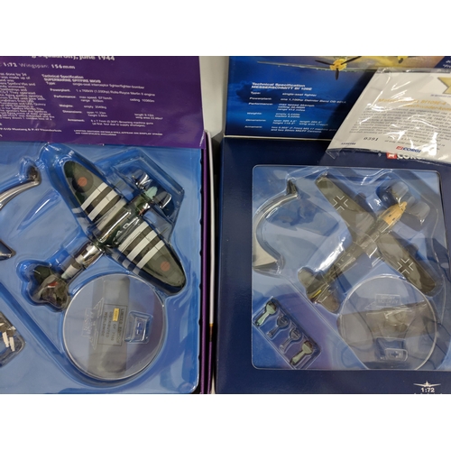 17 - Eight Corgi model planes, two HM Air power series and two ixo junior models ' The Aviation Archive' ... 