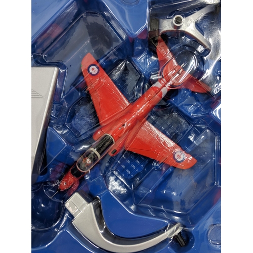 21 - Six Corgi Models of military planes from The Aviation Archive to include, British Aerospace Hawk T.J... 