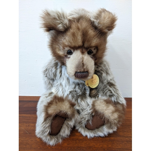 40 - A Charlie Bears ' Diesel' teddy bear and a collectors bear
Location: RAB

If there is no condition r... 