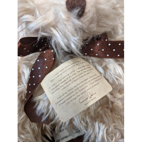 40 - A Charlie Bears ' Diesel' teddy bear and a collectors bear
Location: RAB

If there is no condition r... 