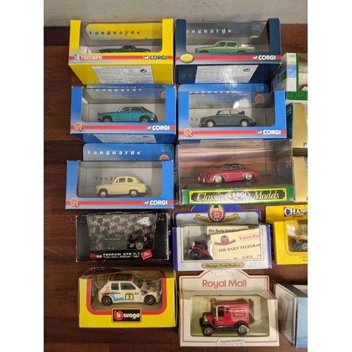 44 - Mixed boxed model vehicles to include Corgi Vanguards, Brago, Brumm and others 
Location:A4B
If ther... 