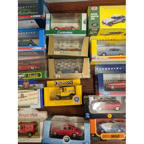 44 - Mixed boxed model vehicles to include Corgi Vanguards, Brago, Brumm and others 
Location:A4B
If ther... 