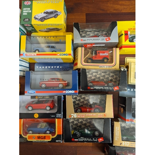 44 - Mixed boxed model vehicles to include Corgi Vanguards, Brago, Brumm and others 
Location:A4B
If ther... 