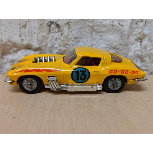 6 - Corgi Toys - A customized Chevrolet Corvette Stingray 337, and a Jaguar Mark X 238 boxed Location: C... 