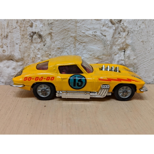 6 - Corgi Toys - A customized Chevrolet Corvette Stingray 337, and a Jaguar Mark X 238 boxed Location: C... 