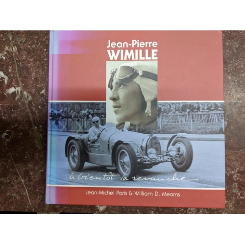 312 - Books - Motor Racing Interest - 'Jean-Pierre Wimille - A Bientot La Revanche' by Jean-Michel Paris a... 