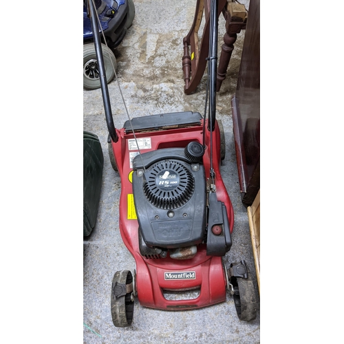 322 - A Mountfield RS 100 petrol garden lawnmower, A/F
Location: DH