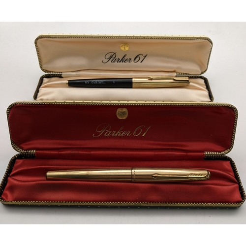 105 - Two Parker fountain pens, one with 14ct gold nib both in Parker G1 boxes
Location: CAB4