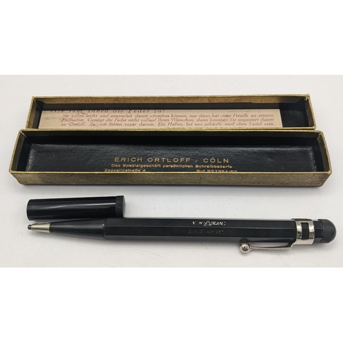 106 - A mixed lot of propelling pencils to include a 1920s/1930s Mont Blanc Pencil in an Orloff case and a... 