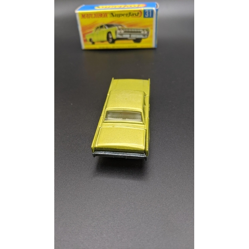 192 - Three Matchbox Superfast Diecast models to include No 14 ISO Grifo, boxed No 31 Lincoln Continental,... 