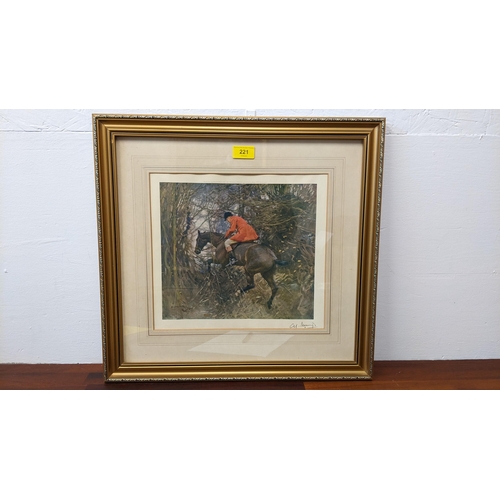 221 - Alfred Munnings - Huntsman on horseback, signed print
Location:BWR

If there is no condition report ... 