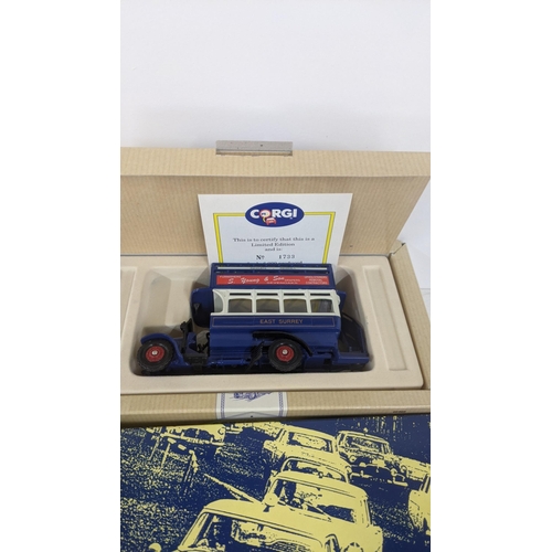 243 - Corgi to include four boxed limited edition sets to include Zephyr Racing D36/1, and limited edition... 