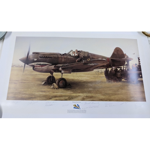 254 - Shark Sighting limited edition print with 12 signatures, certificate of authenticity and other docum... 