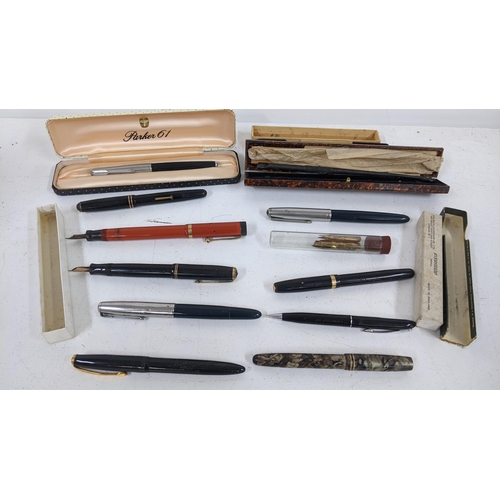 348 - Mixed pens to include Parker, Platignum and others
Location:8.3

If there is no condition report sho... 