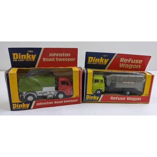 61 - Two boxed Dinky Toys Diecast commercial vehicles to include No.449 Johnston Road Sweeper and 978 Ref... 