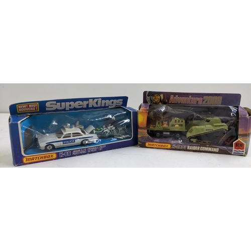 62 - Two boxed Matchbox Diecast Toys to include K-66 Jaguar XJ/12 Police Patrol and K-2001 Raider Command... 