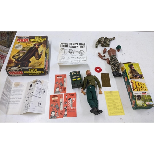 80 - Action Man Toys by Palitoy to include Field Commander and Field Radio with original box and paperwor... 