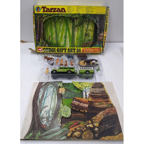 83 - A boxed Corgi gift set 36 Tarzan with all figurines apart from the Swinging Vines A/F Location: 8-3
... 