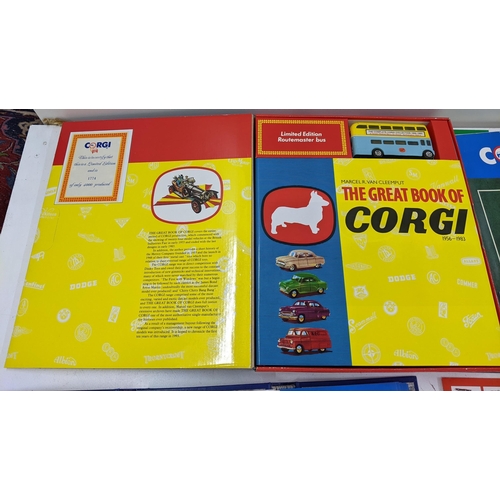 97 - A collection of Diecast Collectors magazines, books and brochures to include The Great Book of Corgi... 