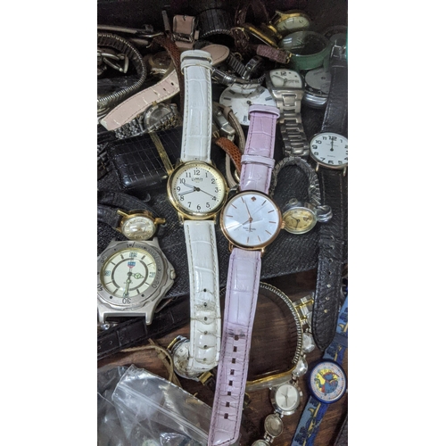 355 - A collection of various ladies and gent wristwatches to include a gents Sekonda on an expanding stra... 