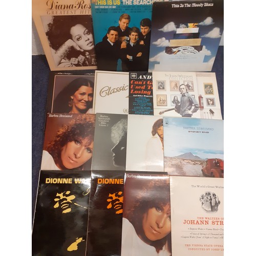 190 - A quantity of LP's, mainly 1970's,  to include Abba, ELO, John Denver, Paul Simon, Animals, Carpente... 