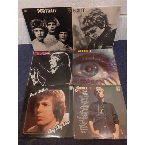 189 - A small quantity of 1960's and 1970's LP's comprising 7 Beatles albums to include Rubber Soul, Hard ... 