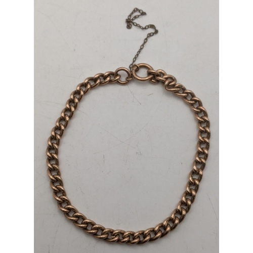 48 - A 9ct rose gold bracelet A/F (no clasp), 19cm long, 12.8g
Location:CAB6
If there is no condition rep... 