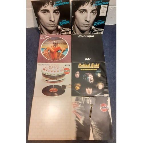 181 - A quantity of LP's to include Rolling Stones 'Rolled Gold', 'Let it Bleed' and 'Sticky Fingers', Jim... 