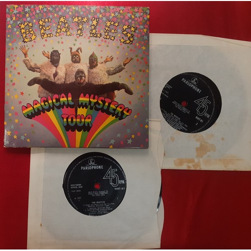 184 - A 1967 Beatles Magical Mystery Tour double EP matrix 7XCE  18435. Location:R1.1