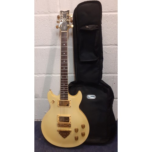 185 - A 1970's Ibanez Artist AR100 6-string electric guitar in yellow, made in Japan, serial no: G825564 w... 