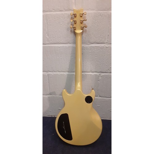 185 - A 1970's Ibanez Artist AR100 6-string electric guitar in yellow, made in Japan, serial no: G825564 w... 