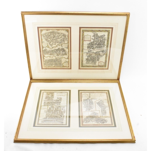 156 - Four late 18th century coloured engravings, inscribed to the top of the plates 'Thorntons, New & Com... 