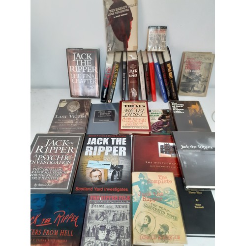 223 - Jack the Ripper Interest-A quantity of hardback books to include signed copies; a 1995 First Edition... 