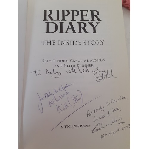 223 - Jack the Ripper Interest-A quantity of hardback books to include signed copies; a 1995 First Edition... 