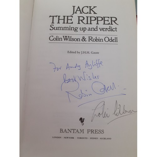 223 - Jack the Ripper Interest-A quantity of hardback books to include signed copies; a 1995 First Edition... 