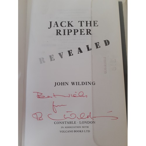 225 - Books-A quantity of Jack the Ripper related hardback and paperback books to include signed copies; a... 