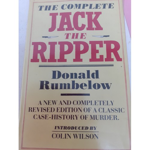 225 - Books-A quantity of Jack the Ripper related hardback and paperback books to include signed copies; a... 