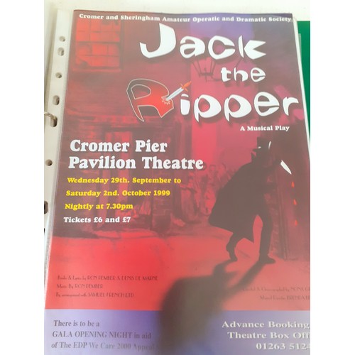 227 - A quantity of Jack the Ripper Interest theatre programmes, cassettes and ephemera to include Ambassa... 