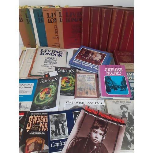 228 - Books-A quantity of Living London books and magazines edited by George Sims, a signed 2006 First Edi... 