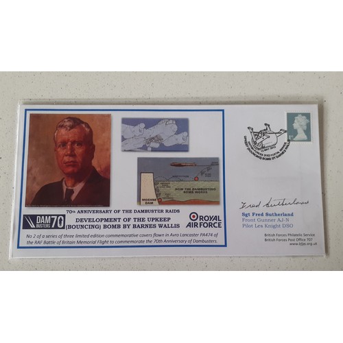 451 - A WW2 Interest-A signed FDC by Barnes Wallis the Bouncing bomb inventor, dated 15/6/76 with Certific... 