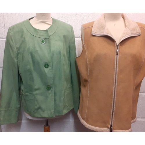 163 - A quantity of modern ladies jackets, mainly UK16-18 to include Gina Bacconi, River Island, M&S and N... 