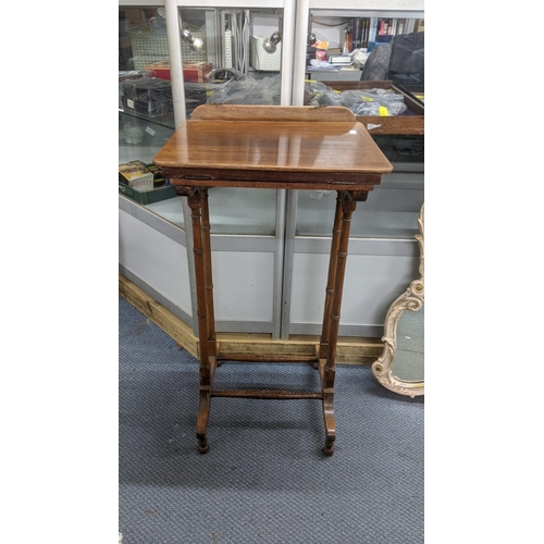 178 - A 19th century rosewood and oak adapted reading table, 76cm h x 38.5cm w x 32.5cm d
Location:RAB
If ... 