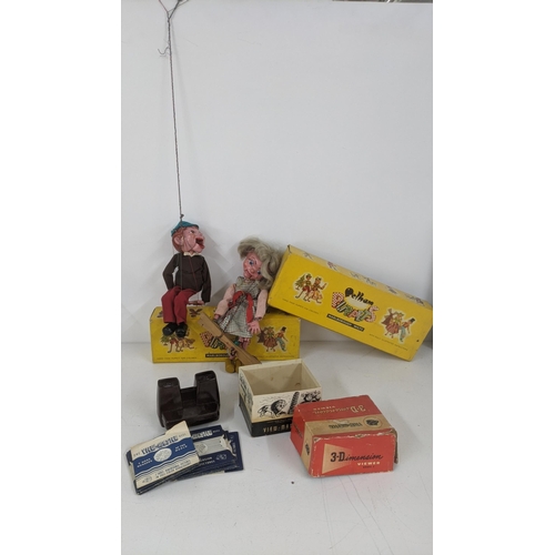 185 - Two 1970's Pelham Puppets Marlborough Wilts to include SM Boy and SM Girl A/F, both in original boxe... 