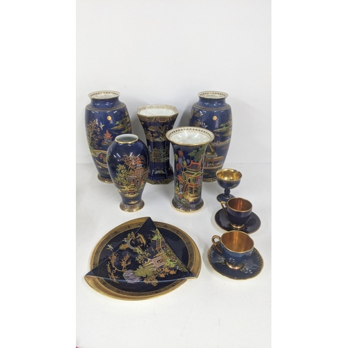 236 - A collection of Carlton ware Mikado pattern to include vases and others Location:11.2
If there is no... 