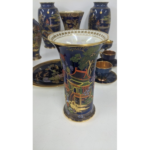 236 - A collection of Carlton ware Mikado pattern to include vases and others Location:11.2
If there is no... 