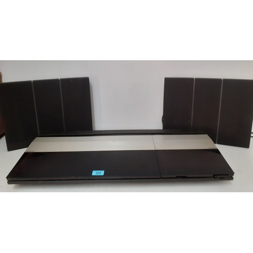 213 - A late 20th Century Bang & Olufson Beocenter 2200 together with a pair of Contemporary speakers. Loc... 