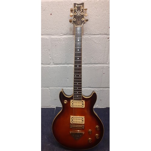 212 - A 1980's Ibanez AR-100 Artist with an antique violin burst finish, made in Japan, serial no:K804629 ... 