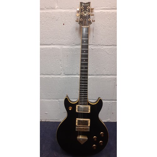 211 - A 1980's Ibanez Artist in black with hardcase, no serial number. Location:RWF