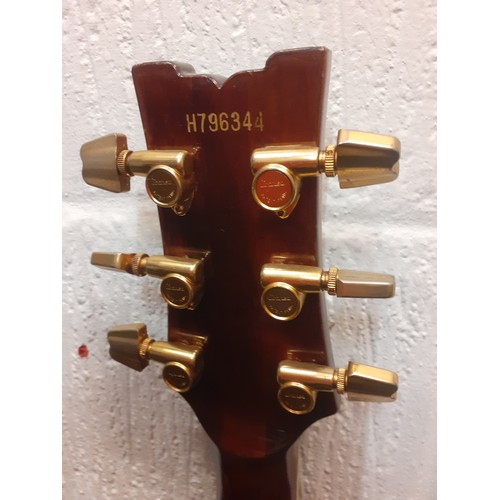 208 - A 1980's Ibanez AR-100 AV Artist serial no:H796344 in brown with hard case. Location:RWF